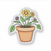 Sticker Un point de positivité (Devant)