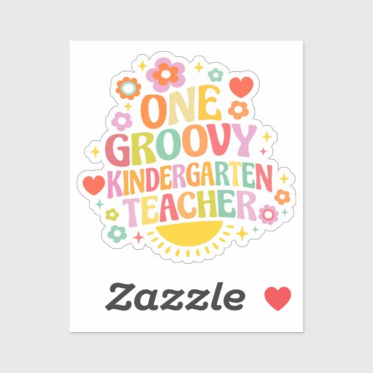 Sticker Un professeur d'école maternelle super (Feuille)