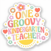 Sticker Un professeur d'école maternelle super (Recto)
