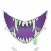 Sticker Un sourire venimeux (Devant)