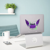 Sticker Un sourire venimeux (Ordinateur portable sur le bureau)