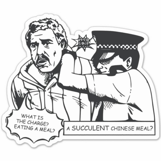 Sticker Un Succulent Repas Chinois (Devant)