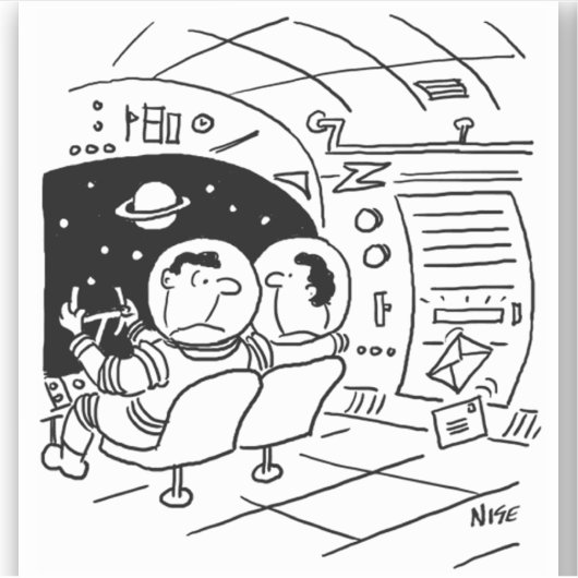 Sticker Un vaisseau spatial dans l'espace extra-atmosphéri (Devant)