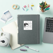 Sticker Un vaisseau spatial dans l'espace extra-atmosphéri (Couverture iPad)