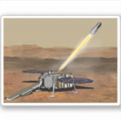 Sticker Un Véhicule Mars Ascent A Été Lancé Depuis Mars. (Devant)