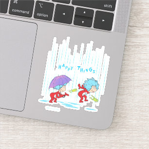 Sticker Une chose deux choses heureuses