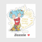Sticker Une Chose Deux Joyeuses Choses Qui Donnent ! (Feuille)