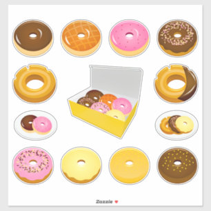 Sticker Une douzaine de beignets