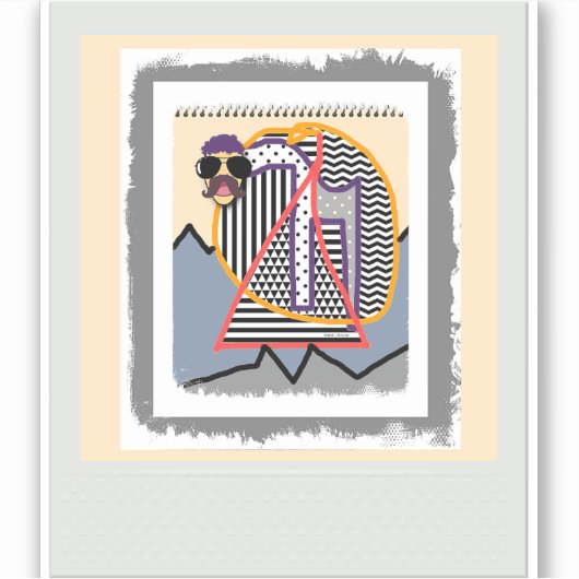 Sticker Une espèce différente (Devant)