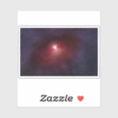 Sticker Une Étoile De Neutron Avec Un Disque De Poussière  (Feuille)