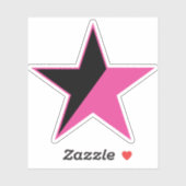 Sticker Une Étoile Rose Du Féminisme v2 (Feuille)