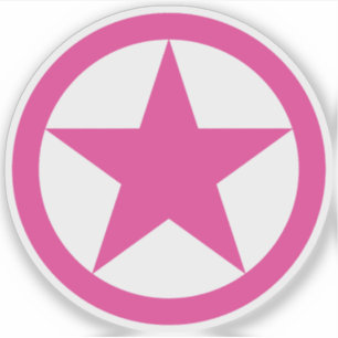 Sticker Une Étoile Rose Du Féminisme - v7