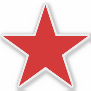 Sticker Une étoile rouge d'anarchie