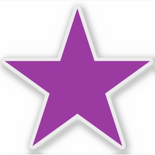 Sticker Une étoile violette de l'anarcha-féminisme (Devant)
