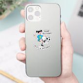 Sticker Une Fille Jouant Au Football (Téléphone)