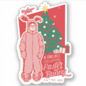 Sticker Une histoire de Noël | Lapin De Pâques Dérangé (Devant)