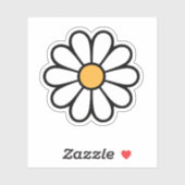 Sticker Une jolie fleur marguerite (Feuille)