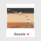 Sticker Une Mission De Retour D'Échantillon De Mars Propos (Feuille)