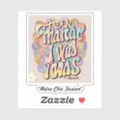 Sticker "Une nostalgie branchée" (Feuille)