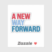 Sticker Une nouvelle voie à suivre (Feuille)