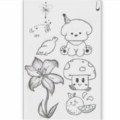 Sticker une page de gribouillages pour vous (Devant)