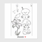 Sticker une page de gribouillages pour vous (Feuille)