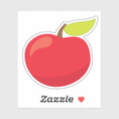 Sticker Une pomme délicieuse (Feuille)