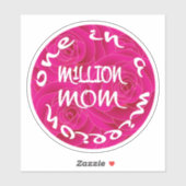 Sticker Une sur un million de maman (Feuille)