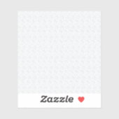 Sticker Une surface entièrement blanche et sans fonctionna (Feuille)