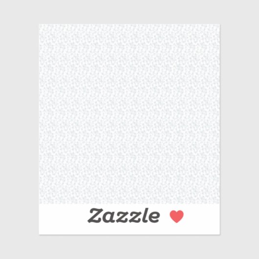 Sticker Une surface entièrement blanche et sans fonctionna (Feuille)