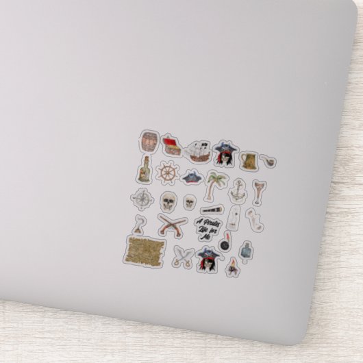 Sticker Une vie de pirates pour moi (Détail)