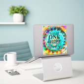 Sticker Une vie différente amusante Inspiration tendance (Ordinateur portable sur le bureau)