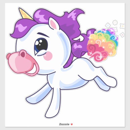 Sticker Unicorn (Feuille)