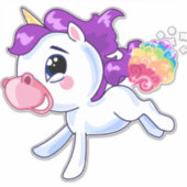 Sticker Unicorn (Devant)