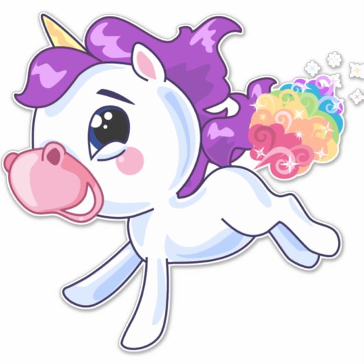 Sticker Unicorn (Devant)