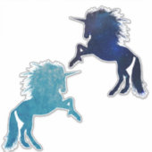 Sticker Unicorn Blues (Devant)