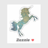 Sticker Unicorn Blues (Feuille)