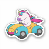 Sticker Unicorn Car (Devant)