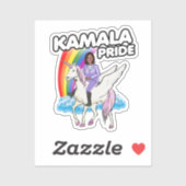 STICKER UNICORN DE PRIME KAMALA ET AUTOCOLE DE COURSE (Feuille)