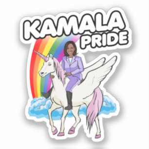 STICKER UNICORN DE PRIME KAMALA ET AUTOCOLE DE COURSE