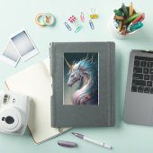 Sticker Unicorn Dragon Imaginaire Art (Couverture iPad)