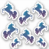 Sticker Unicorn Galaxy (Devant)