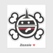 Sticker Unicorn Punkrock (Feuille)