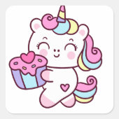 Sticker Unicorn tendance (Devant)