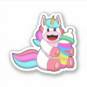 Sticker Unicorn with Baby bottle.PNG (Devant)