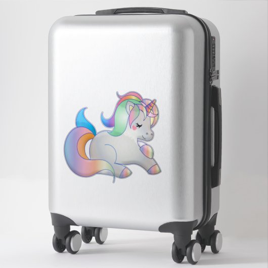 Sticker Unicorne (Sur valise)
