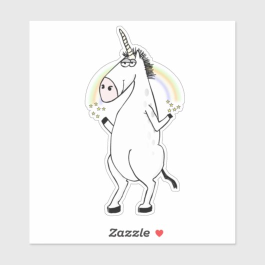 Sticker Unicorne (Feuille)