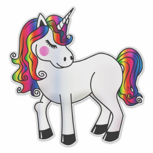 Sticker Unicorne (Devant)