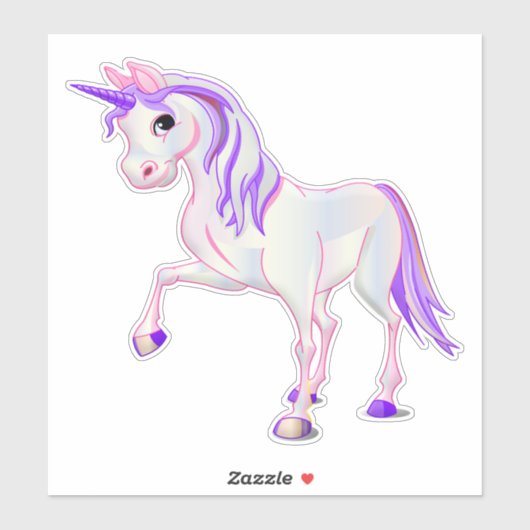 Sticker Unicorne (Feuille)