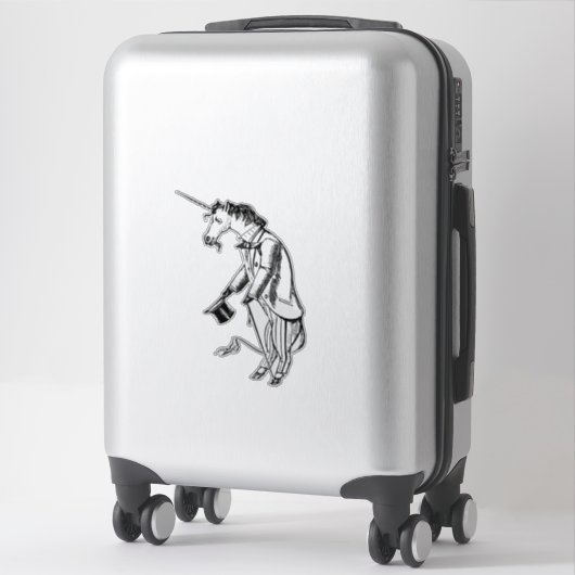 Sticker Unicorne (Sur valise)